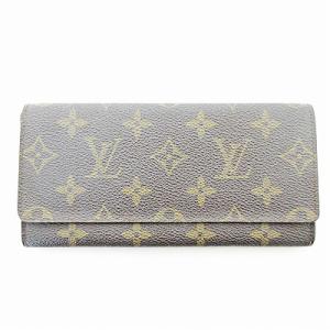 LOUIS VUITTON M61820 ポルト 長財布 ロングウォレット 札入れ モノグラム 二つ折り ブラウン 1004