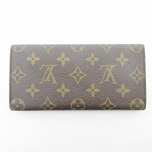 LOUIS VUITTON M61820 ポルト 長財布 ロングウォレット 札入れ モノグラム 二つ折り ブラウン 1004