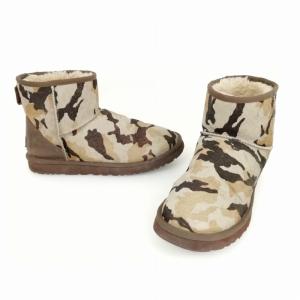 UGG australia 1007891 Classic Mini Camo クラシック ミニ ハラコ ブーツ カモ 迷彩 28cm ブラウン系