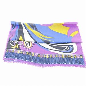 Emilio Pucci プリント ストール マフラー 総柄 プッチ柄 マルチカラー 1006
