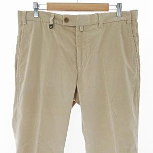 Salvatore Ferragamo スラックス コーデュロイパンツ ガンチーニ ストレッチ ベージュ 50 1002
