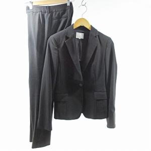 セットアップ パンツスーツ ストレッチ ビジネス 黒 38 36 1024