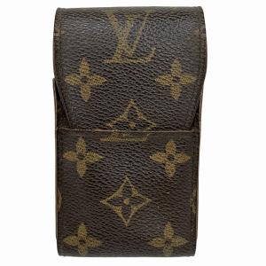 M63024 エテュイ シガレット フラップ式 タバコケース モノグラム 茶 ブラウン 1216