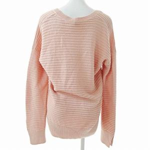 Theory ニット セーター DENISSA C コットン カシミヤ Vネック ピンク S 1106