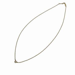 TIFFANY&Co. エルサペレッティ バイザヤード ネックレス ダイヤモンド 0.17ct K18 イエローゴールド