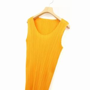 イッセイミヤケ サンプル品 ノースリーブ ロング丈 カットソー 