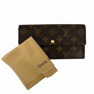 LOUIS VUITTON M61734 モノグラム ポルトフォイユサラ 長財布 ブラウン