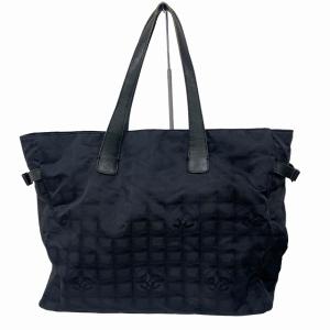 CHANEL ニュートラベルライン TGM トートバッグ ナイロンジャガード ココマーク 7番台 黒 ブラック