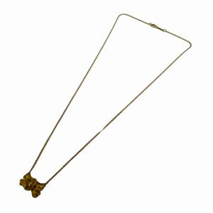 TIFFANY&Co. リボン ネックレス ペンダント 750 K18 イエローゴールド アクセサリー