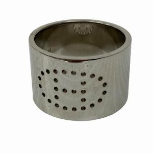 スカーフリング スカーフ留め エヴリン H パンチング GP メタル シルバーカラー