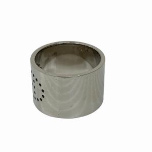 HERMES スカーフリング スカーフ留め エヴリン H パンチング GP メタル シルバーカラー