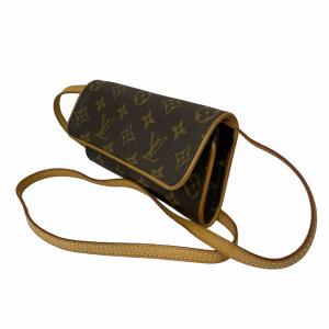 LOUIS VUITTON モノグラム ポシェット・ツインPM M51854 ミニ ショルダーバッグ クラッチバッグ