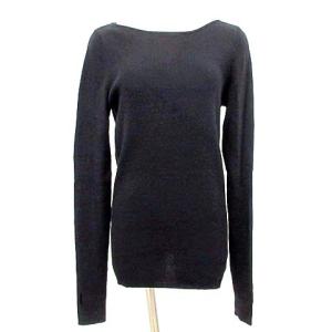 19AW ボートネックリブニット 指ぬき付き 19080560003130 フリー 黒 ブラック