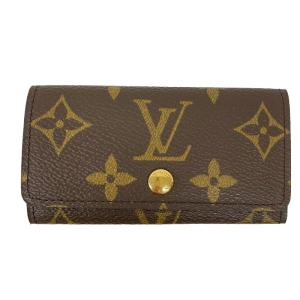 極美品 モノグラム ミュルティクレ4 M69517 キーケース 4連