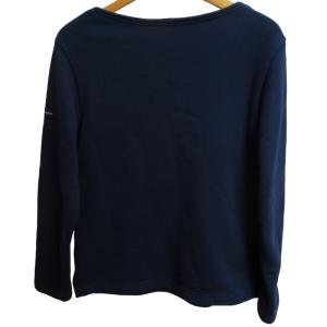 LOOPWHEELER × BEAMS PLUS 別注 スウェット トレーナー ロゴ 長袖 紺色 