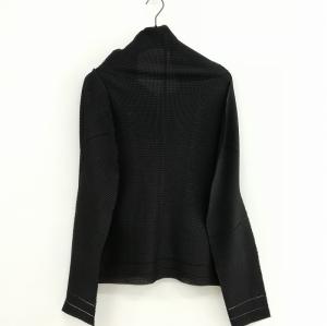 me ISSEY MIYAKE 美品 18AW シャツ ブラウス プリーツ 長袖 ブラック