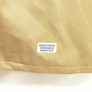 WACKO MARIA ステンカラー コート ポリエステル コットン M ベージュ系