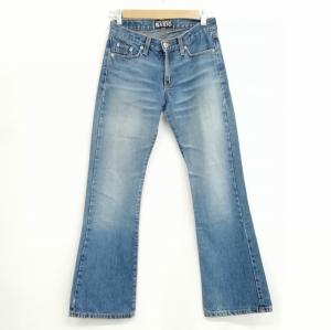 デニムパンツ フレア ジーンズ  ブーツカット  27 インディゴ