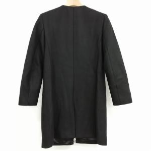 3.1 phillip lim ジップ フリル コート F213-8190FTC ロング 長袖 クルーネック 2 ブラック