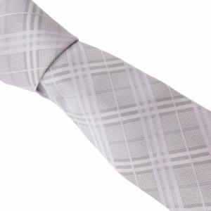 ネクタイ ビジネス カジュアル ノバチェック 絹 シルク ピンク