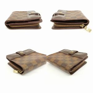 LOUIS VUITTON N61668 CA0929 コンパクトジップ ダミエ エベヌ 財布 二つ折り
