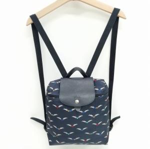 Longchamp ル プリアージュ コレクション DEPOSE リュックサック バッグ ネイビー