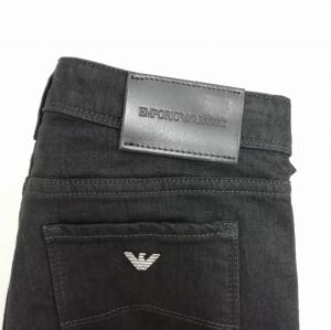 EMPORIO ARMANI 2023 美品 スキニー デニム パンツ ジーンズ 黒タグ 25 ブラック