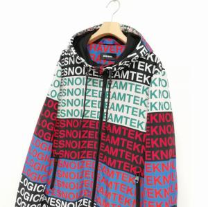 DIESEL オーバーサイズ 総柄 フーデッド ジャケット パーカー ブルゾン S マルチカラー