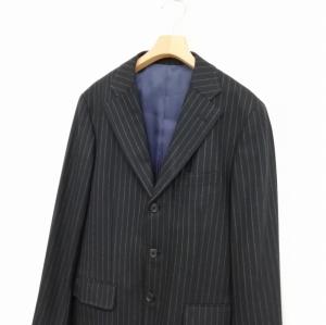 PAUL SMITH LONDON ストライプ シングル 3B ジャケット テーラード ブレザー L ネイビー