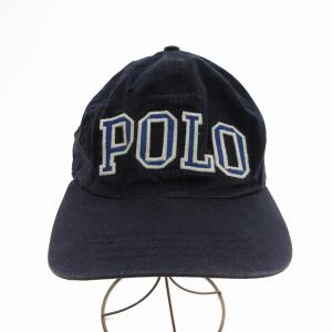 POLO SPORT キャップ 帽子 ロゴ刺繍 L 紺 ネイビー