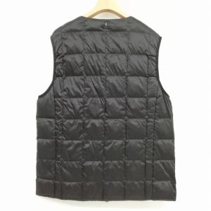 SHIPS TAION タイオン 別注 インナー ダウン ベスト 美品 L ブラック