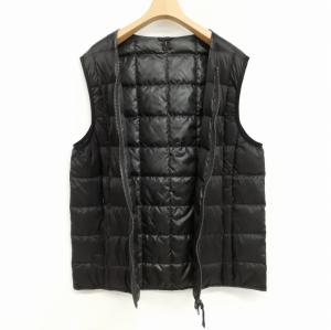 SHIPS TAION タイオン 別注 インナー ダウン ベスト 美品 L ブラック