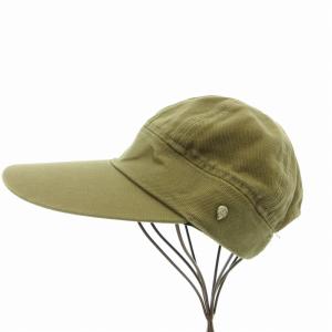 HELEN KAMINSKI サンバイザー キャップ 帽子 キャンバス ベージュ