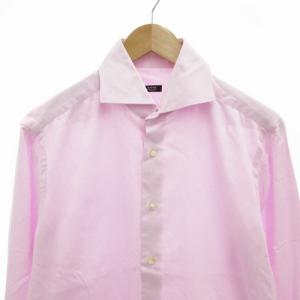 BARBA ドレスシャツ ワイシャツ 長袖 イタリア製 41/16 L ピンク