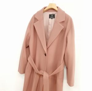 23区 SCWOHW0601 ソフトコンプレストスムースコート 17AW チェスター ロング コート 美品 38 ピンク系