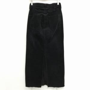 REMI RELIEF アパルトモン 別注 Corduroy Long Skirt 21AW コーデュロイ ロング スカート 美品 S ブラック