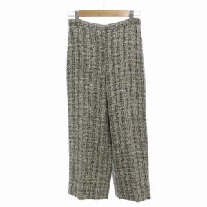 20SS CLEAN PANT ツイードパンツ ワイド ストレート 00 S ベージュ