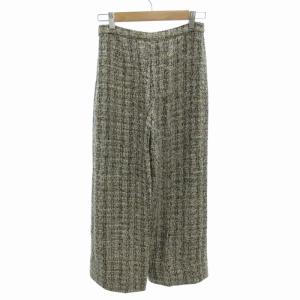 Theory 20SS CLEAN PANT ツイードパンツ ワイド ストレート 00 S ベージュ
