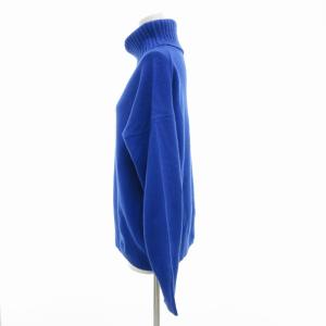 SHIPS ウールカシミヤタートルネックプルオーバー セーター ニット 長袖 青 ブルー 316-15-0043
