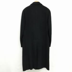 FENDI UOMO ウール チェスター ロング コート 48 ブラック