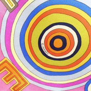 HERMES カレ90 FRANCE PARIS 24 Fbg 大判 スカーフ マルチカラー