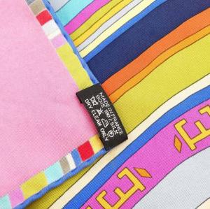 HERMES カレ90 FRANCE PARIS 24 Fbg 大判 スカーフ マルチカラー