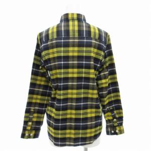 THE NORTH FACE ST BIELLA CHECK SHIRT ネルシャツ カジュアル 長袖 チェック S 黄 イエロー 紺 ネイビー NRW61801