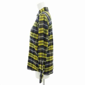 THE NORTH FACE ST BIELLA CHECK SHIRT ネルシャツ カジュアル 長袖 チェック S 黄 イエロー 紺 ネイビー NRW61801