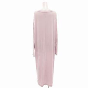 gelato pique ×PEANUTS コラボ ワンピース スヌーピープリント ルームウェア 長袖 F 紫 パープル