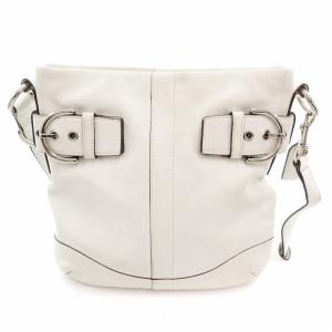 1452 ショルダーバッグ 斜めがけ 牛革 カウレザー 白 ホワイト