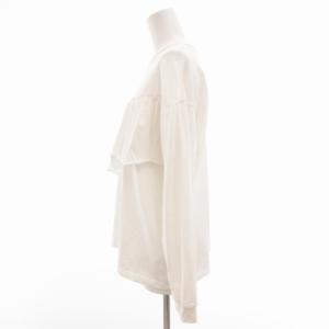 JOURNAL STANDARD relume フリルプルオーバーロングスリーブ Tシャツ カットソー 長袖 ロンT F 白 ホワイト 24070462600030