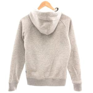 adidas Originals パーカー フーディ トレフォイル フルジップ L グレー