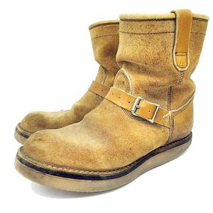 ｘ Viberg 08AW エンジニアブーツ クレープソール スエード プレーントゥ