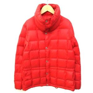 キルティングダウンジャケット レッド